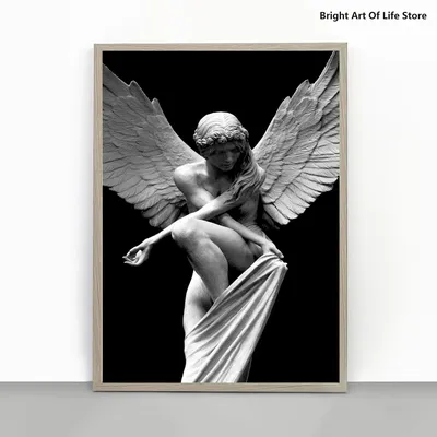 Круглый логотип с надписью ангел» — создано в Шедевруме