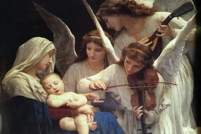 В.Бугро «Песнь ангелов», 1881 г. |