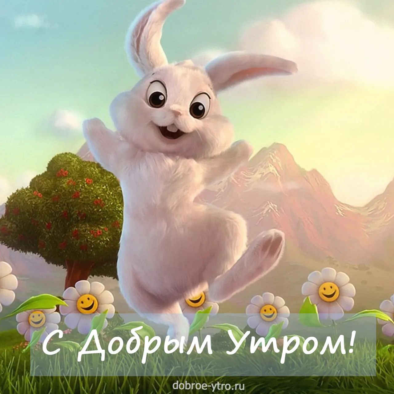 Зайчик доброе утро