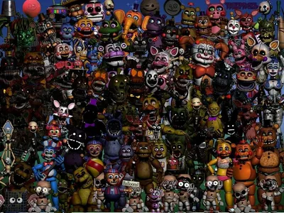 Набор аниматроников ФНАФ FNAF 8 фигурок TipTop / пять ночей с фредди  122684809 купить за 1 579 ₽ в интернет-магазине Wildberries