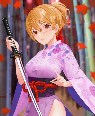 обои : Аниме девушки, цветы, кимоно, аниме, Окрашенные ногти, короткие  волосы 1200x1920 - dominomd - 1770219 - красивые картинки - WallHere