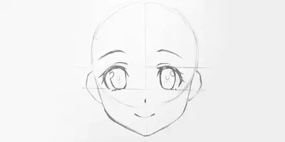 Голова аниме для срисовки (34 шт)