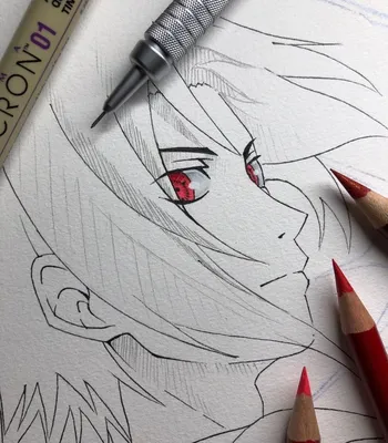 Как нарисовать аниме девушку карандашом - пошаговый урок