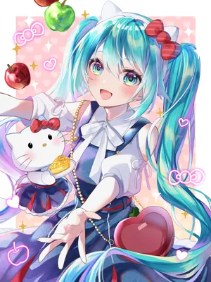 Hatsuni miku, cute, anime, singing. | OpenArt