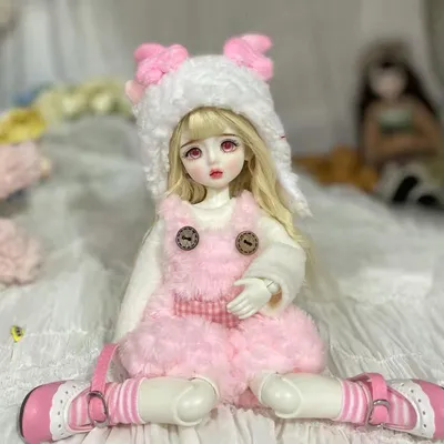 Аниме девушка-кукла, с выразительными…» — создано в Шедевруме