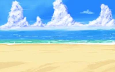 Милая и красивая аниме девушка стоит на пляже | Премиум Фото