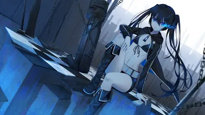 Обои на рабочий стол Black Rock Shooter / Стрелок с Черной Скалы из аниме  Black Rock Shooter / Стрелок с Черной Скалы, by ApriliusRehnzzz, обои для  рабочего стола, скачать обои, обои бесплатно