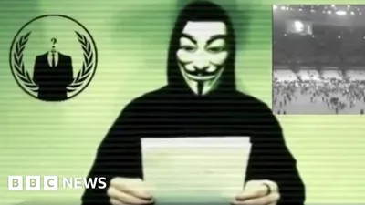 Ukraine war: What part is hackers' collective Anonymous playing in the war  effort against Russia? | Euronews