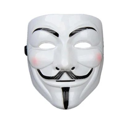 Маска Анонимуса Гай Фокс Вендетта - купить по доступным ценам в  интернет-магазине OZON (814553777)