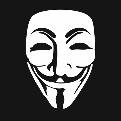 Виниловая наклейка Анонимус