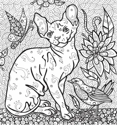 Иллюстрация 30 из 37 для Раскраска-антистресс \"Загадочные кошки\" | Лабиринт  - книги. Источник: Лабиринт