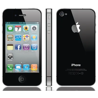 Fido Apple iPhone 4 16GB GSM (Black) - Unlimited Cellular