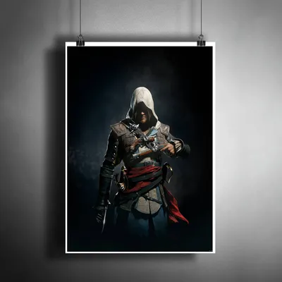 Постер плакат для интерьера \"Компьютерная игра: Ассасин Крид (Кредо Ассасина).  Игра Assassin's Creed\" / Декор дома, офиса, комнаты, квартиры A3 (297 x 420  мм) - купить с доставкой по выгодным ценам в интернет-магазине OZON  (313595863)