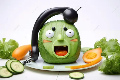 телефон с авокадо вместо лица морковью и салатом, фрукты, счастливый, диета  фон картинки и Фото для бесплатной загрузки