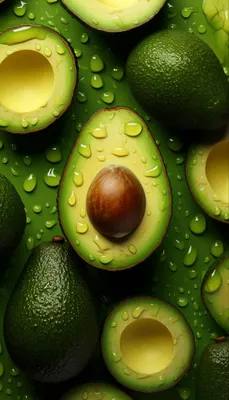 Авокадо Обои для телефона | Иллюстрации фруктов, Обои для телефона,  Радужные шары