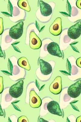 Авокадо яркий арт. Рисунок авокадо | Авокадо, Красные арты, Обои
