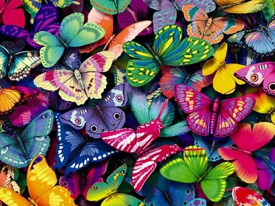 Съедобная картинка №260. Бабочки | sweetmarketufa.ru