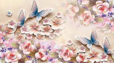 Много бабочек на цветах - красивые фото
