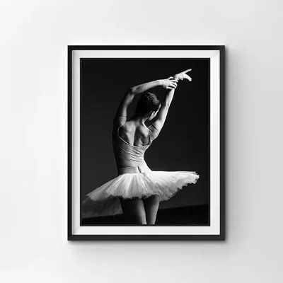 Балет черно белое изображение …» — создано в Шедевруме