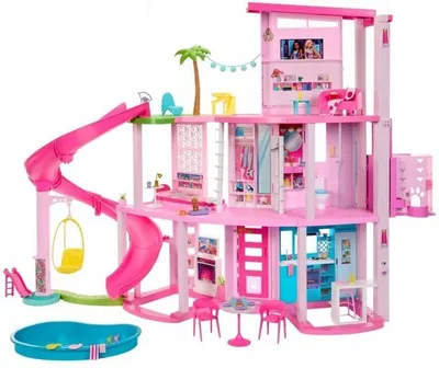 Кукольный домик для Barbie | Игровой набор Barbie Дом мечты FHY73