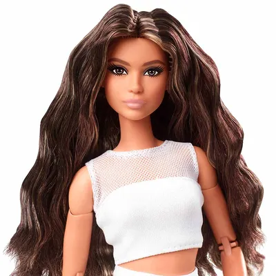 Кукла Барби 70 см Barbie Стильная Подружка Черные волосы — купить в  интернет-магазине по низкой цене на Яндекс Маркете