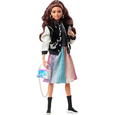 Купить куклу Барби коллекционную Миниатюрная стрижка пикси Barbie Signature  Looks Doll, Petite Brunette Pixie Cut #3