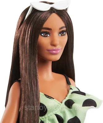 Кукла Barbie Fashionistas с кудрявыми черными волосами Barbie – купить  из-за границы через сервис «CDEK.Shopping»