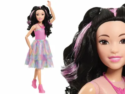 Игровая кукла - Барби с длинными черными волосами купить в Шопике | Москва  - 540013