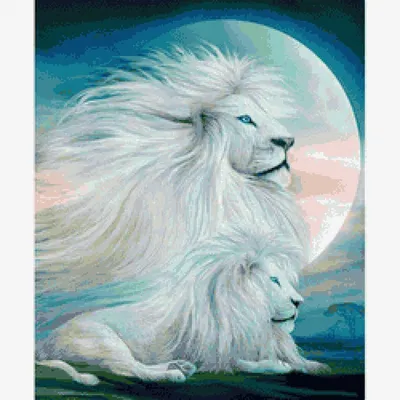 красивый белый лев стоковое фото. изображение насчитывающей млекопитающее -  150885320