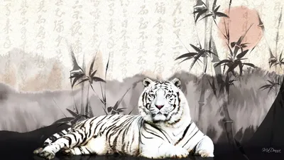 ᐉ Маска Белый Тигр (пушистая) купить Латексные маски персонажей в Украине ➦  Цена на Маски карнавальные в магазине ≡4party≡