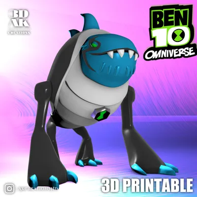 Файл 3D Бен 10 Омниверс - Артикана 3d Printable 🎲・3D модель для печати  скачать・Cults