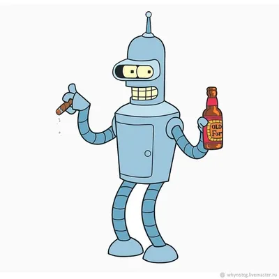 Фигурка Бендер Футурама, статуэтка (Bender, Futurama) в интернет-магазине  Ярмарка Мастеров по цене 2380 ₽ – SO0MMBY | Статуэтка, Кострома - доставка  по России