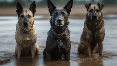 3 собаки сидят в грязи, картинки бешеных собак, собака, Jpg фон картинки и  Фото для бесплатной загрузки