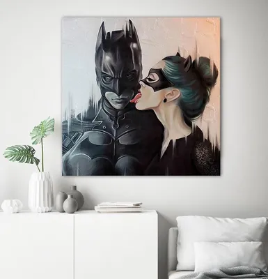 Картинки бэтмен и женщина кошка