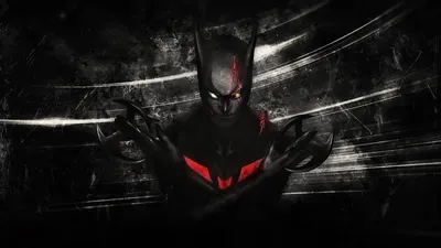 Обои Бэтмен Batman темный рыцарь на фоне города на рабочий стол