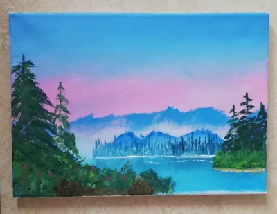 Работы художника Bob Ross (82 работ) » Картины, художники, фотографы на  Nevsepic