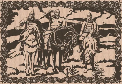 Рисунок Три богатыря №188735 - «Защитник Родины моей!» (11.02.2024 - 02:51)
