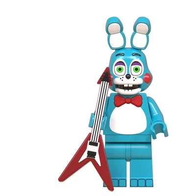 Фигурка Бонни из 5 ночей с Фредди совместима с лего (голубой) - купить  недорого в интернет-магазине игрушек Super01