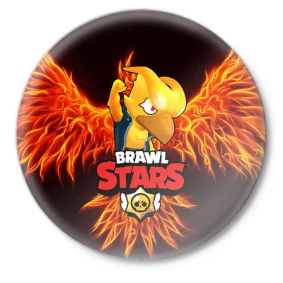 Значок BRAWL STARS CROW | ВОРОН ❤ — купить по выгодной цене на «Все  Футболки.Ру» | Принт — 2218559 в Рязани
