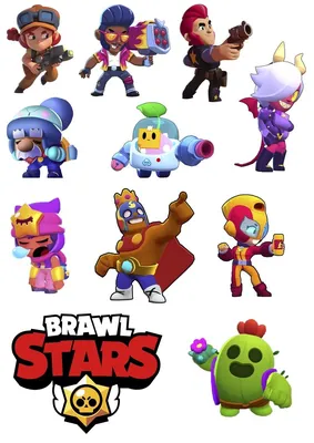 Идеи на тему «Brawl Stars» (66) | звезда обои, игровые арты, шаблоны печати