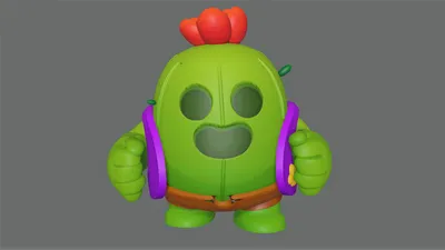 ArtStation - Spike from Brawl Stars