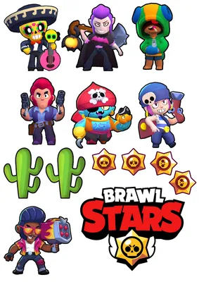 Набор карточек Brawl Stars/Бравл старс/ 10 случайных бойцов | AliExpress