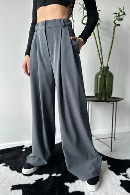 Женская элегантная Однотонная рубашка + брюки прямые темпераментные  профессиональные универсальные простые брюки женские брюки с высокой талией  | AliExpress