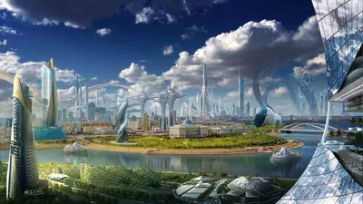 Нейросеть «построила» дома в городах будущего