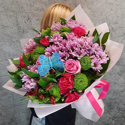 Красивый букет цветов с днем рождения - 67 фото