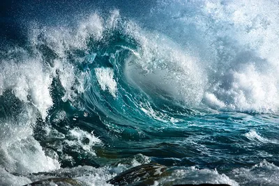 Картины Волны \"Волны бушующего моря\" - арт 0100001003 | Купить в  интернет-магазине Фото в дом - Фото в дом
