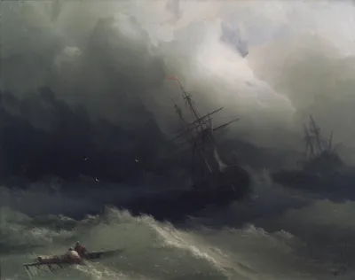 Картина \"Бушующее море\" | Интернет-магазин картин \"АртФактор\"