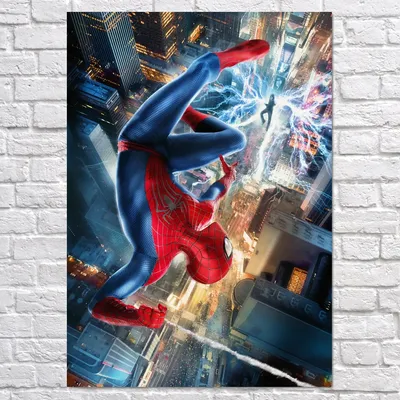 Плакат \"Новый Человек-паук: Высокое напряжение, Amazing Spider-Man 2  (2014)\", 32×60см: продажа, цена в Львове. Картины от \"GeekPostersUA -  Плакаты и постеры, сервис печати\" - 1640593827