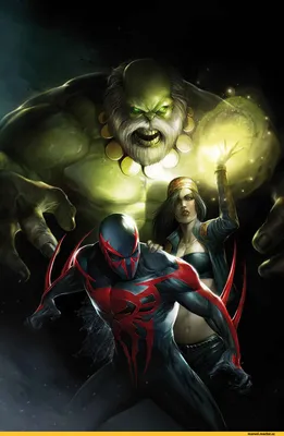 На новом кадре из мультфильма «Человек-паук: Через вселенные 2» показали  битву Майлза и Человека-паука 2099