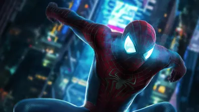 Обои spider, spider-man, новый человек паук 2, человек паук, marvel на рабочий  стол